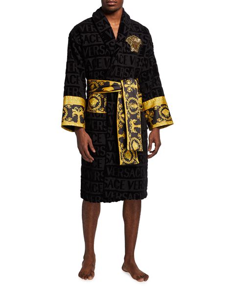 men's luxury robes versace.